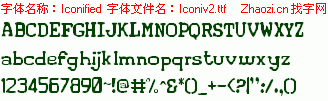 查看字体及作者详细介绍