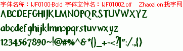查看字体及作者详细介绍