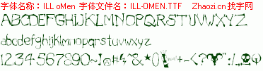 查看字体及作者详细介绍