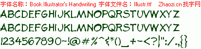 查看字体及作者详细介绍