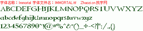 查看字体及作者详细介绍