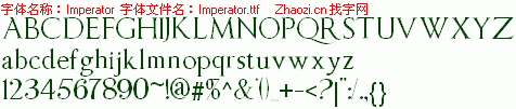 查看字体及作者详细介绍