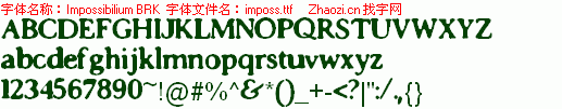 查看字体及作者详细介绍