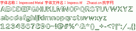 查看字体及作者详细介绍