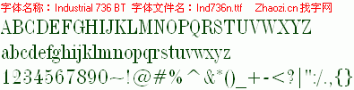 查看字体及作者详细介绍