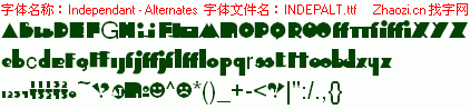 查看字体及作者详细介绍