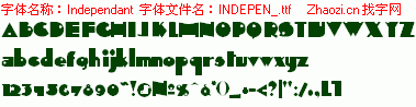 查看字体及作者详细介绍