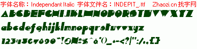 查看字体及作者详细介绍