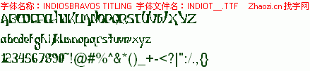 查看字体及作者详细介绍