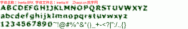 查看字体及作者详细介绍