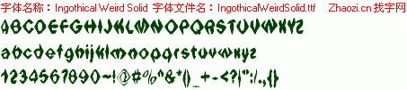 查看字体及作者详细介绍