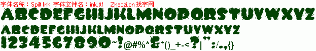 查看字体及作者详细介绍