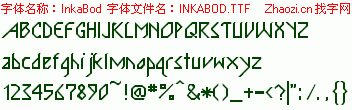 查看字体及作者详细介绍