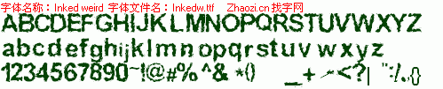 查看字体及作者详细介绍