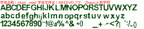 查看字体及作者详细介绍