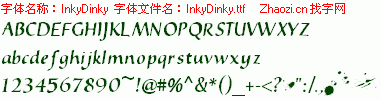 查看字体及作者详细介绍