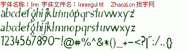 查看字体及作者详细介绍