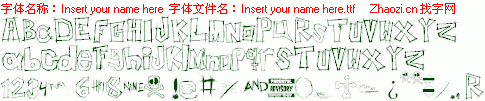 查看字体及作者详细介绍