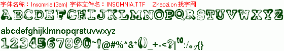 查看字体及作者详细介绍