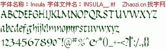 查看字体及作者详细介绍