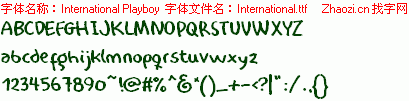 查看字体及作者详细介绍