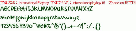 查看字体及作者详细介绍