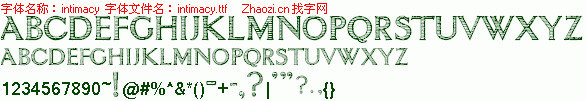 查看字体及作者详细介绍