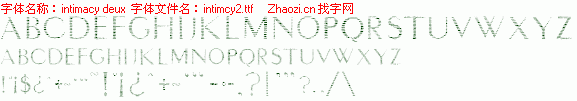 查看字体及作者详细介绍