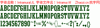 查看字体及作者详细介绍