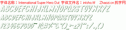 查看字体及作者详细介绍