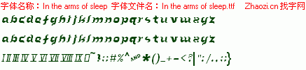 查看字体及作者详细介绍