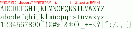 查看字体及作者详细介绍