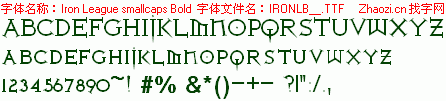 查看字体及作者详细介绍