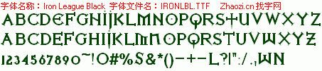 查看字体及作者详细介绍