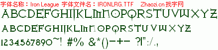 查看字体及作者详细介绍