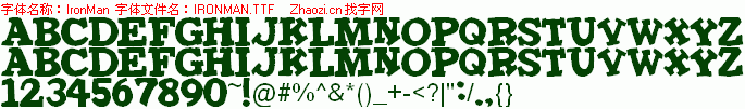 查看字体及作者详细介绍