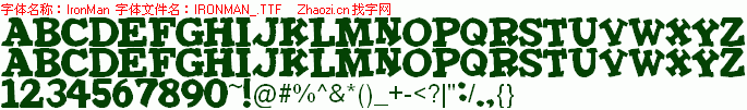 查看字体及作者详细介绍