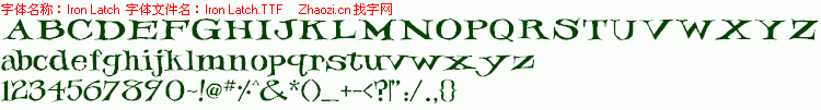 查看字体及作者详细介绍
