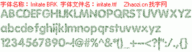 查看字体及作者详细介绍