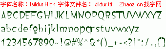 查看字体及作者详细介绍