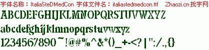 查看字体及作者详细介绍