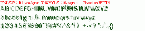 查看字体及作者详细介绍