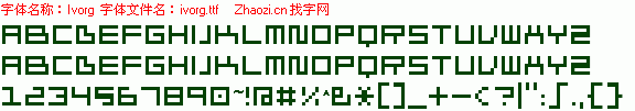 查看字体及作者详细介绍