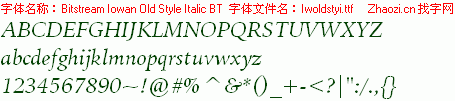 查看字体及作者详细介绍