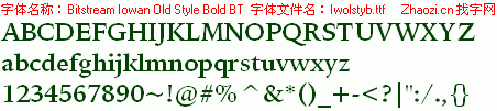 查看字体及作者详细介绍