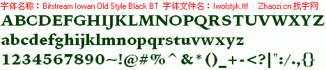 查看字体及作者详细介绍