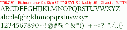 查看字体及作者详细介绍