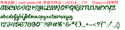 查看字体及作者详细介绍