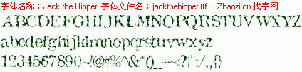 查看字体及作者详细介绍