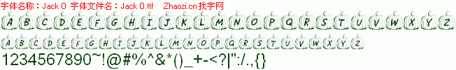 查看字体及作者详细介绍
